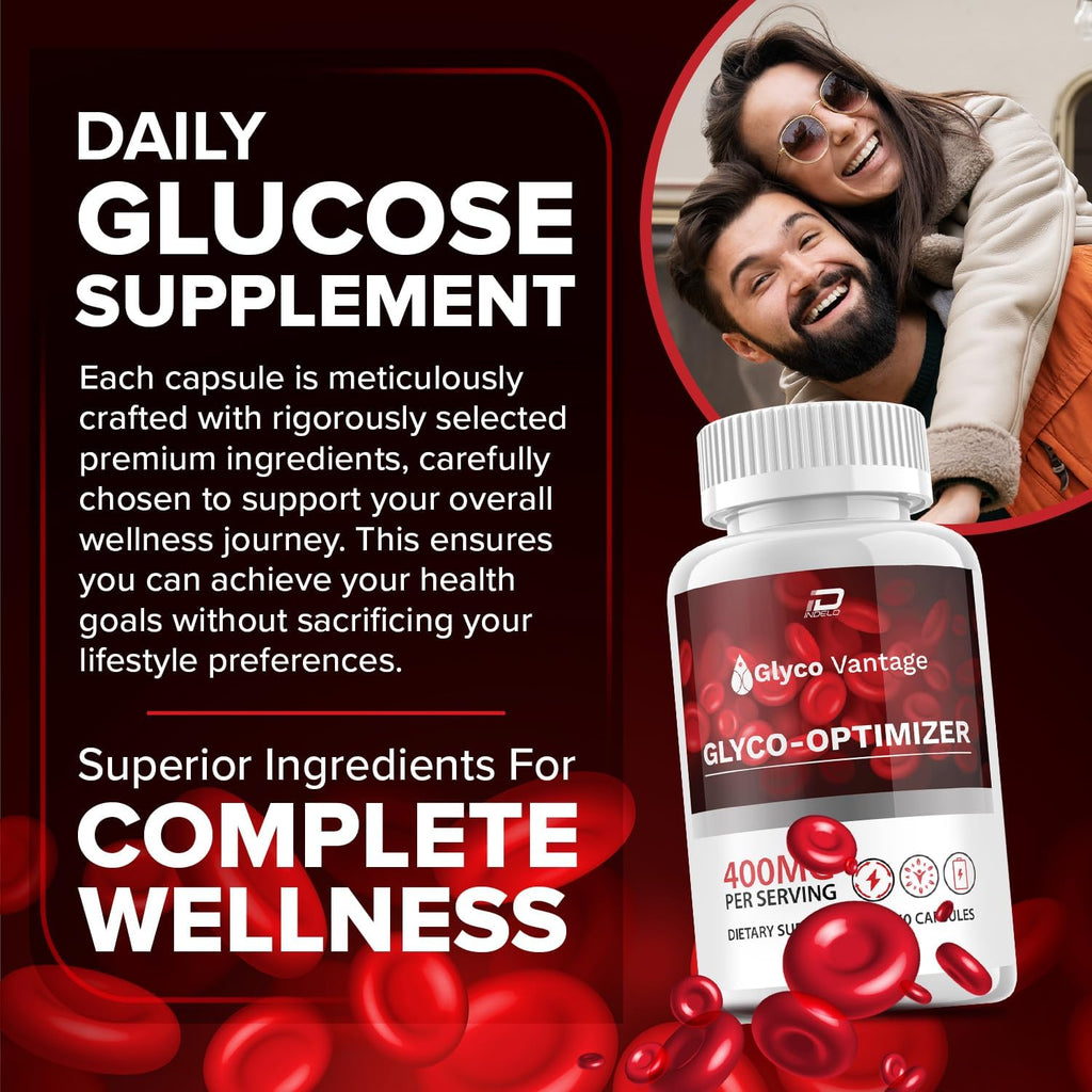 Glyco Vantage Cápsulas - Suplemento Avanzado con Fórmula Natural, 60 Cápsulas