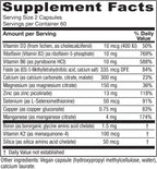 Vitanica Senior Symmetry, Multivitamínico y Minerales para Mayores de 65 Años, Vegano, 180 Cápsulas