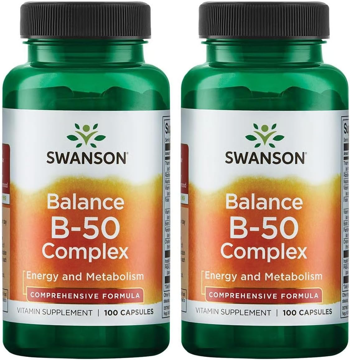 Swanson Balance B-50 Complejo B de Alta Potencia (250 Cápsulas)