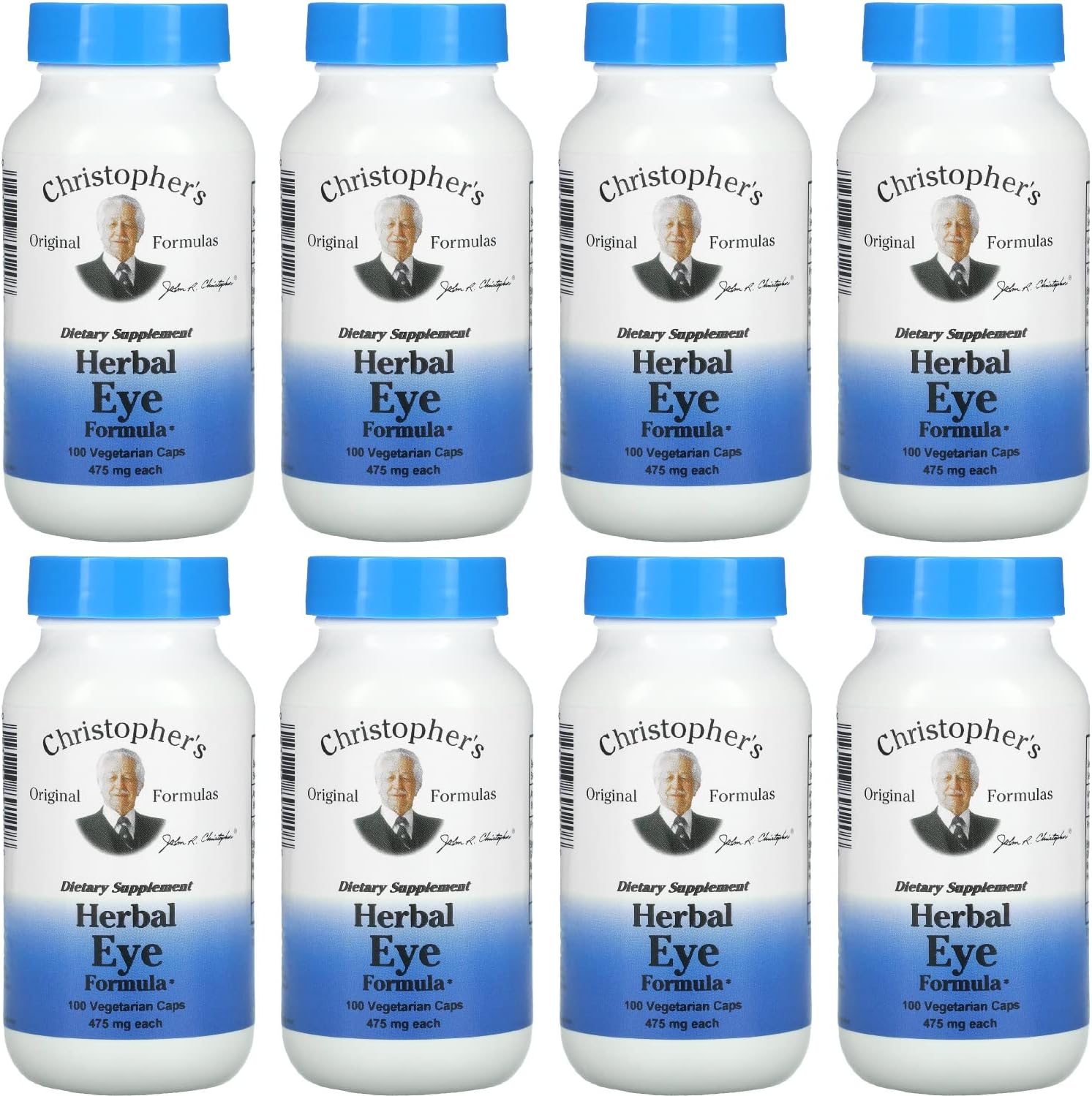 Christopher's Original Formulas Fórmula Herbal para los Ojos - Apoyo Natural para la Visión con Hierbas Integrales - Pack de 2