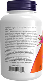 NOW Foods Vitamina C Cristalina (Ácido Ascórbico) - 227 g