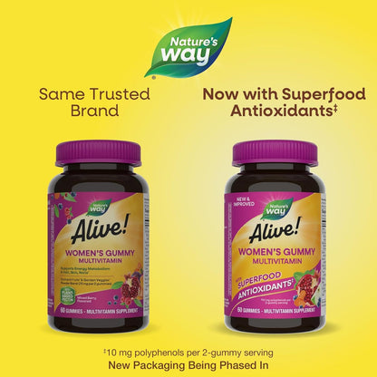 Nature's Way Alive! Multivitamínico en Gomitas para Mujeres, 60 Gomitas – Image 8
