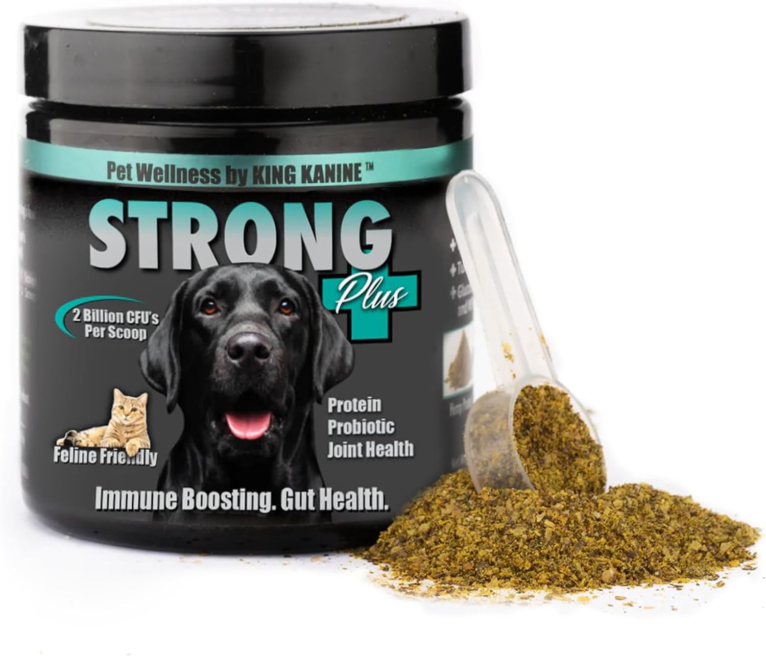 King Kanine Strong Plus Probióticos, Proteínas y Articulaciones para Perros - 170g (6 oz)
