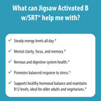 Jigsaw Health - B activada con SRT, 120 tabletas