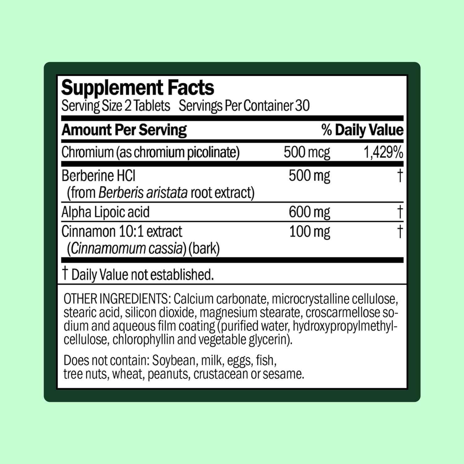 WellWithAll Suplemento para el Metabolismo de la Glucosa y Bienestar con Berberina – 60 Comprimidos