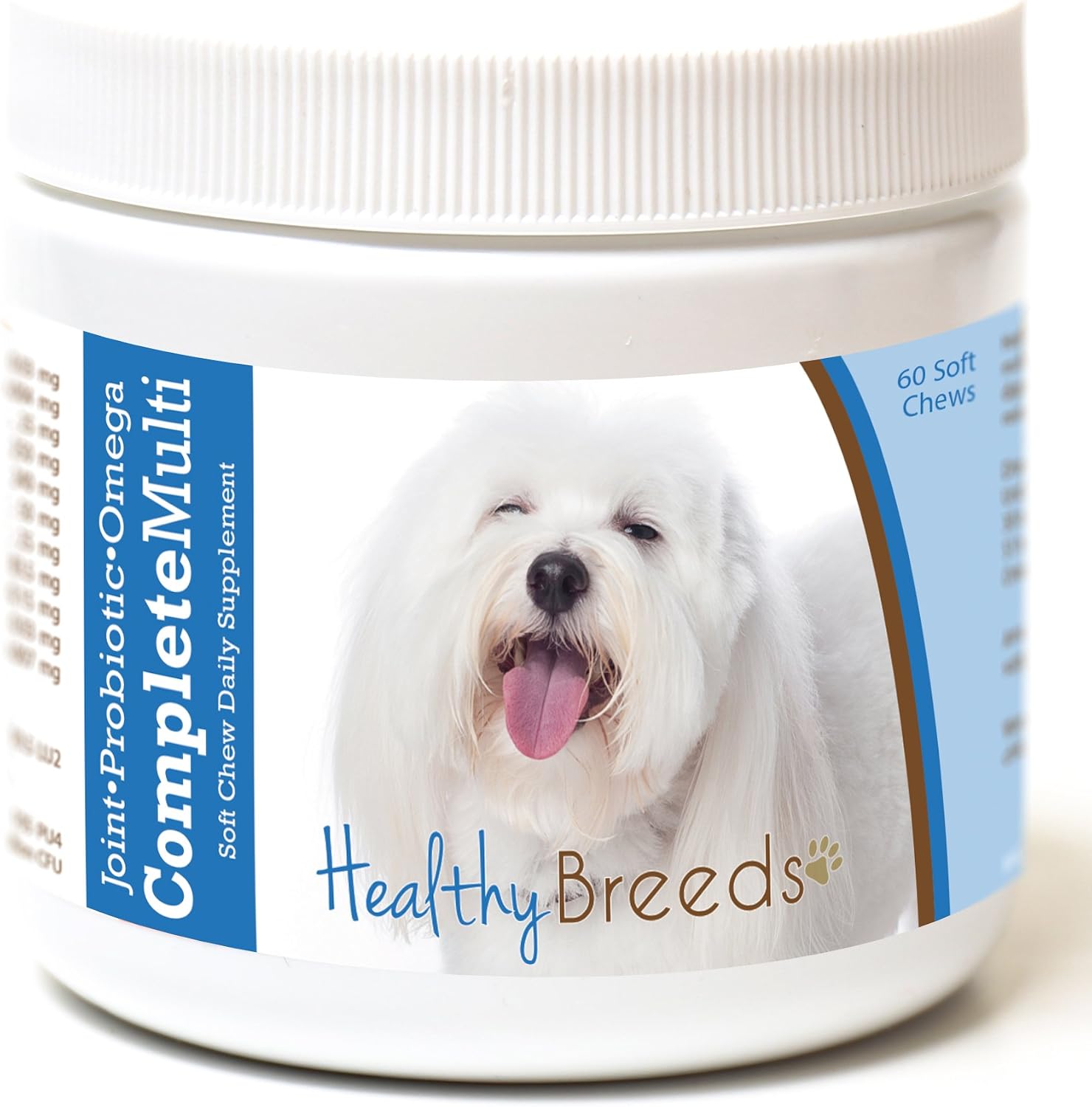 Healthy Breeds Coton de Tulear Multivitamínico Todo en Uno Masticable 60 unidades