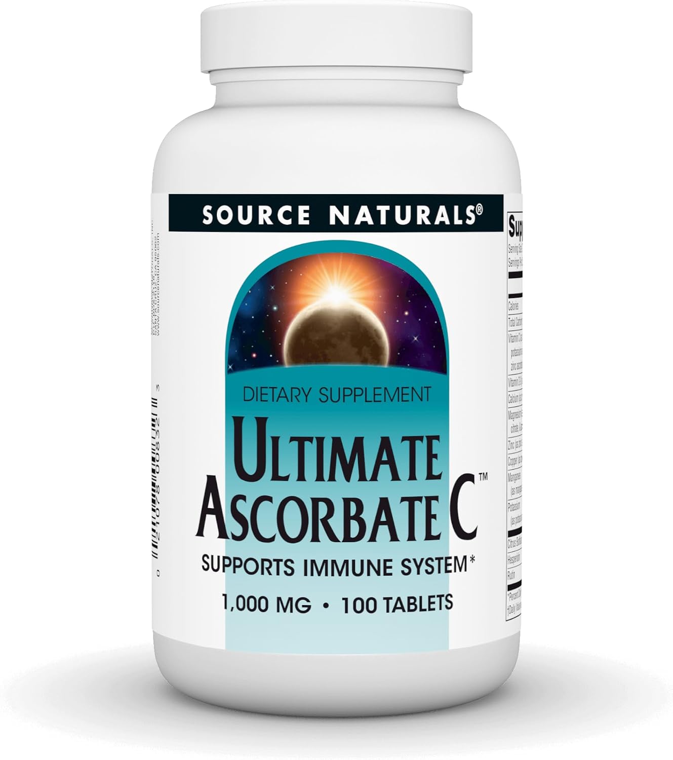 Source Naturals Ultimate Ascorbate C - Vitamina C 2000 mg - 100 Tabletas