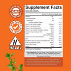 Gominolas Multivitamínicas para Adultos - Halal, Sin Gelatina, con Vitamina D y Zinc - 90 Gominolas
