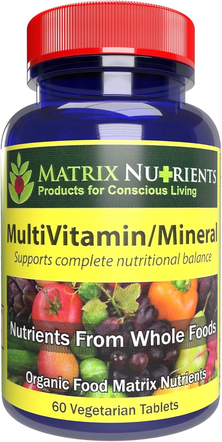 Multivitamínico y Mineral Orgánico Completo - 60 Comprimidos Veganos