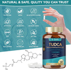 Totaria TUDCA 1200mg – Suplemento Hepático, 120 Cápsulas