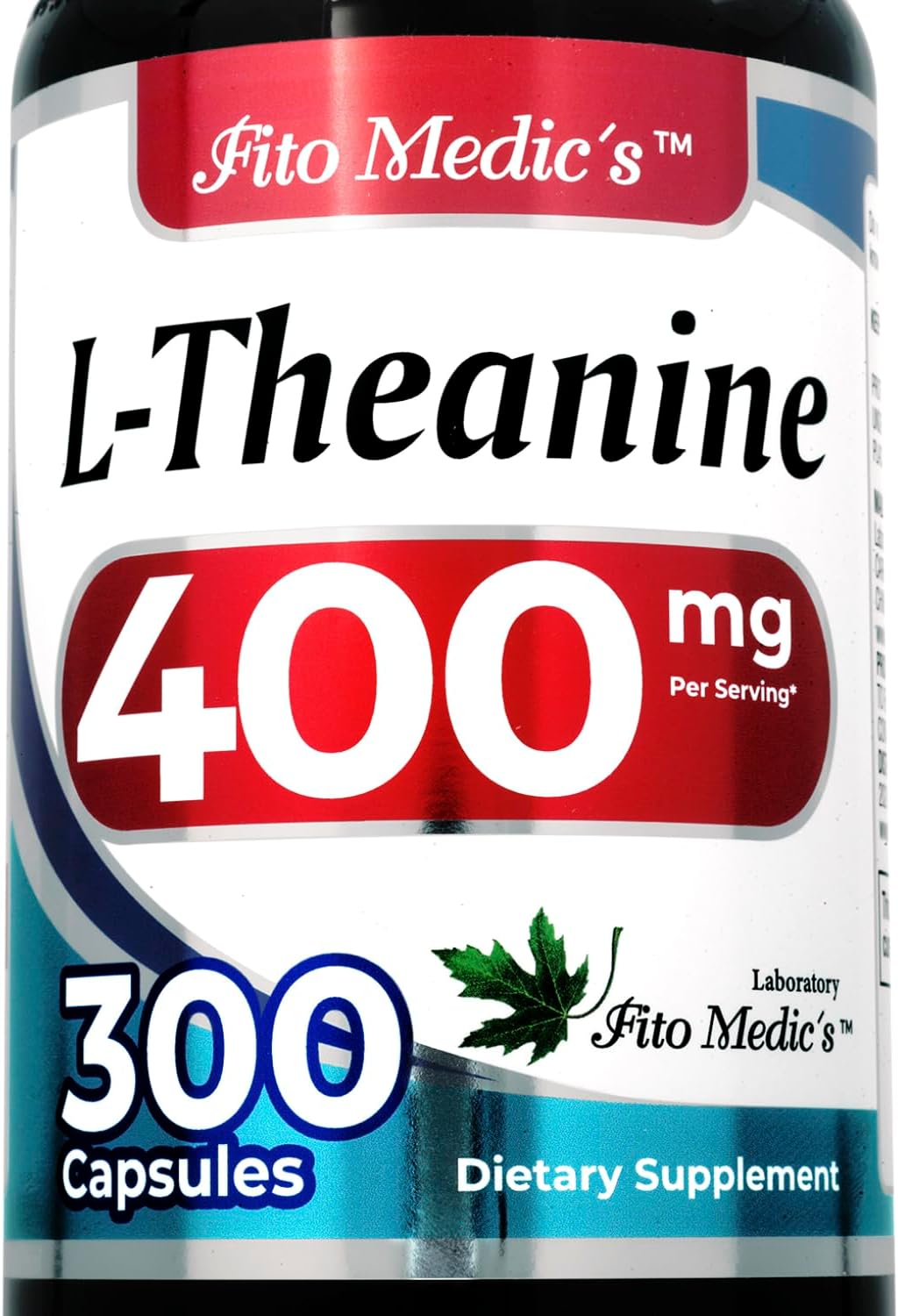 FITO MEDIC'S Lab L-Teanina 400 mg, 300 Cápsulas