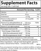 Carlson Solar D Gems, Vitamina D3 y Omega-3, 6000 UI, 120 Cápsulas Blandas