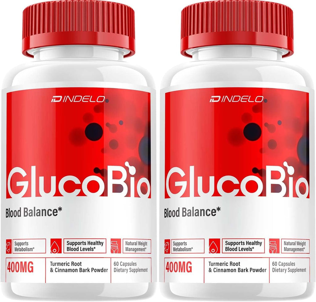 Gluco Bio Healthy Vitamin Capsules - 120 Cápsulas (2 Envases)