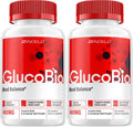 Gluco Bio Healthy Vitamin Capsules - 120 Cápsulas (2 Envases)
