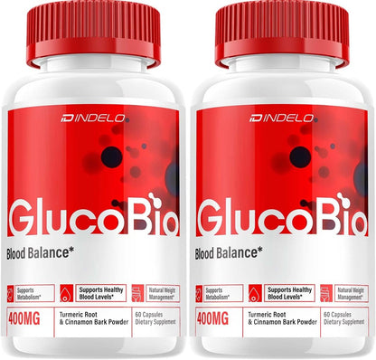 Gluco Bio Healthy Vitamin Capsules - 120 Cápsulas (2 Envases) – Image 1