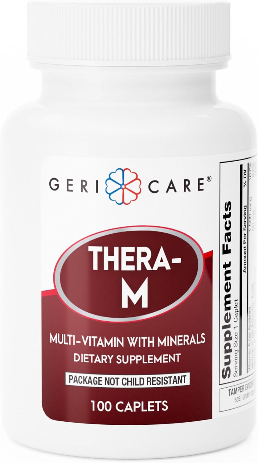 GeriCare Thera M Multivitamínico en Comprimidos, 100 Comprimidos