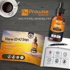 Vitamina D3 4000 UI + K2 MK-7 25 µg Gotas Naranja - Prowise Healthcare (30 ml)