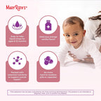 MaryRuth's Organics Multivitamínico con Hierro para Bebés | USDA Orgánico | Gotas Líquidas para Bebés de 6 a 12 Meses | Apoyo Inmunitario y Bienestar General | Vegano | Sin Gluten | 60 ml