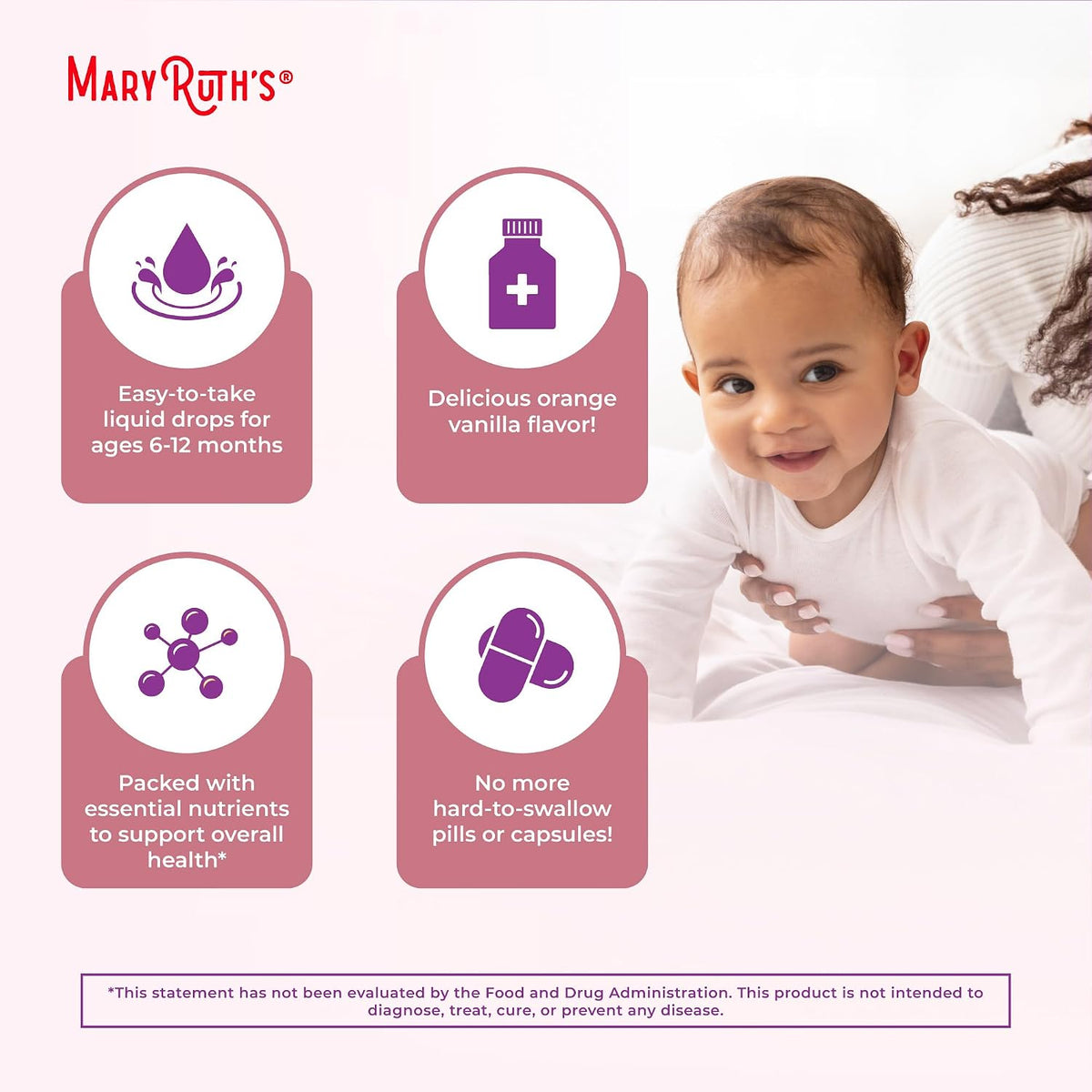 MaryRuth's Organics Multivitamínico con – Vitamina E: Contribuye a la protección de las células frente al daño – Image 6