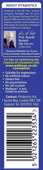 Vitabiotics Wellman Conception 30 Comprimidos