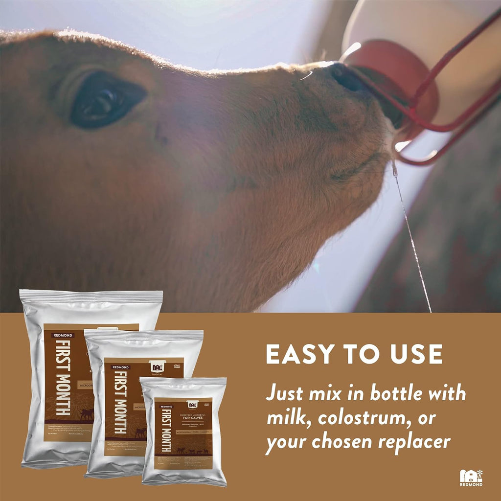 Redmond First Month - Estimulador Inmunitario y Tratamiento para Diarreas en Terneros (2,27 kg)