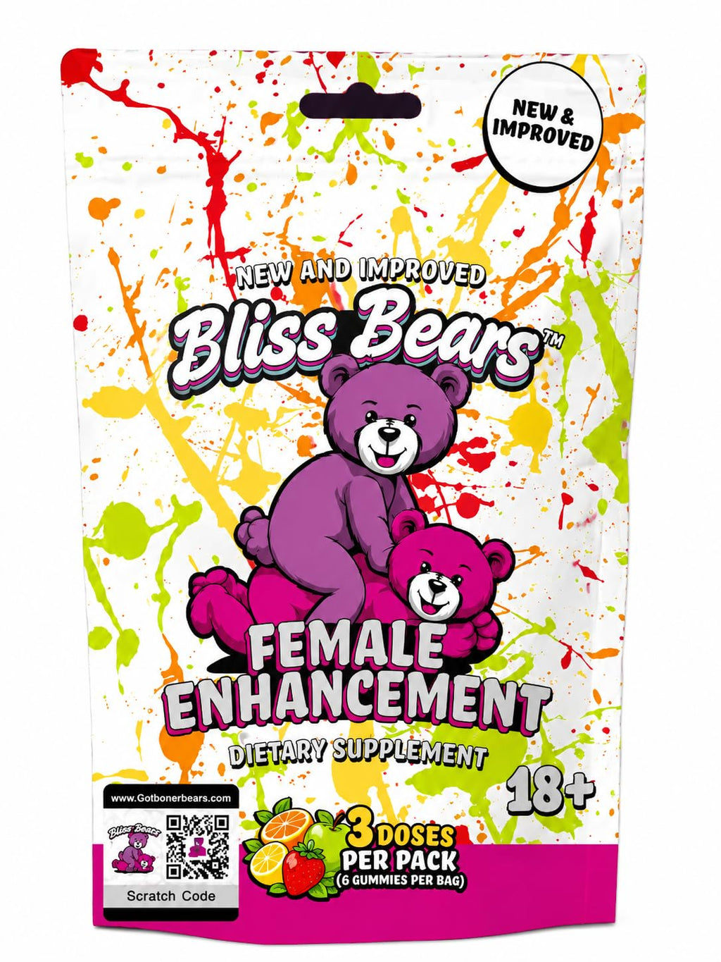 Bliss Bears Female Gummies (Pack de 2)