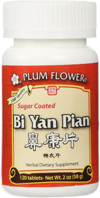 Plum Flower - Bi Yan Pian - Comprimidos Recubiertos - 120 Comprimidos