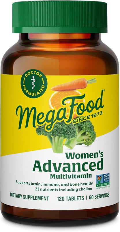 MegaFood Women's Advanced Multivitamin - 120 Comprimidos (60 Dosis) – Image 1