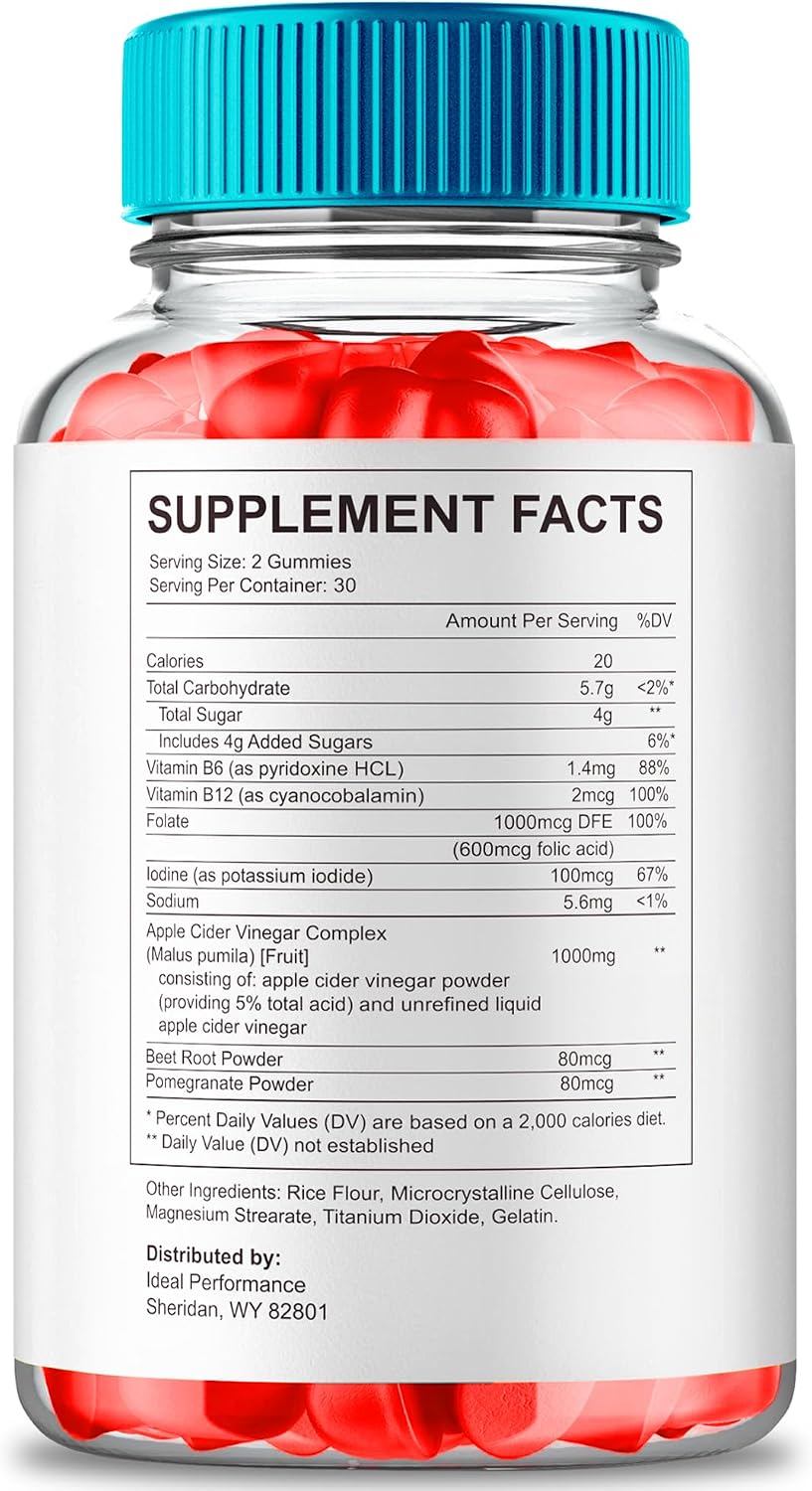 BioZenetics Gummies Keto ACV - Suplemento en Gomitas, Máxima Potencia, 2 Paquetes