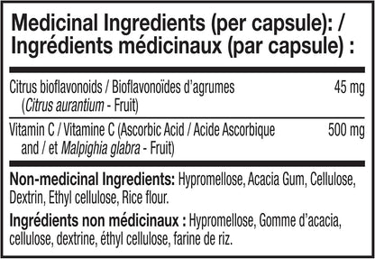 NATURELO Vitamina C con Extracto de Acerola Orgánica y Bioflavonoides Cítricos - Complemento Vegano - 500 mg por Cápsula - – Image 4