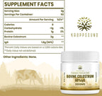 Kroppssund Calostro Bovino en Polvo 3000 mg - 65% IgG - 50 Servicios