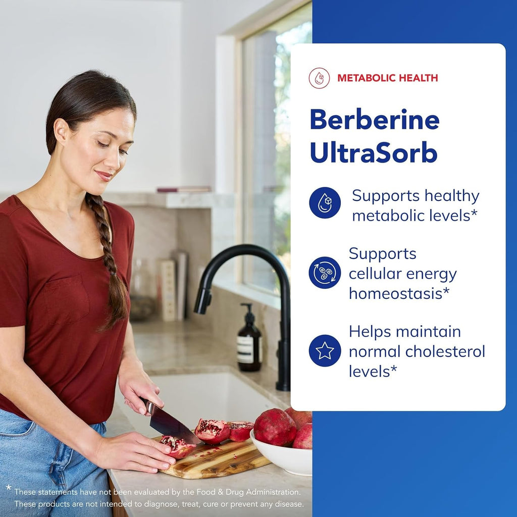 Pure Encapsulations Berberine UltraSorb - Fitosoma de Berberina 550 mg - 60 Cápsulas