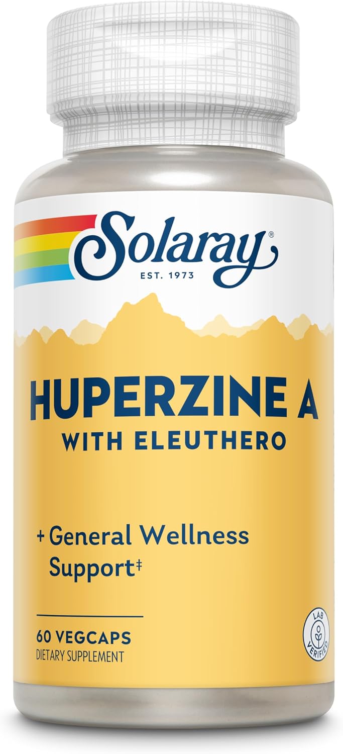 Solaray Huperzina A 50 mcg, 60 Cápsulas