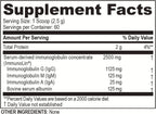 Brain Basics Ultra Pure IgG Supplement - Complemento de IgG Immunolin en Polvo, Sin Lácteos, con Vitaminas y Minerales, 150g, 60 Dosis