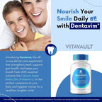GumAktiv Cápsulas - Cuidado Natural para Dientes y Encías, Fórmula Extra Fuerte con Vitaminas y Minerales (60 Cápsulas)