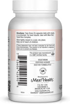 Maxi Health CH Control - con Vitamina E y Magnesio - 90 Cápsulas - Kosher