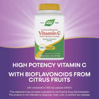 Nature's Way Vitamina C Extra Fuerte con Bioflavonoides, 1000 mg, 250 Cápsulas Veganas
