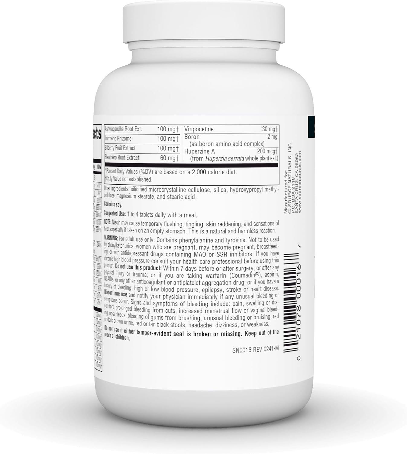 Source Naturals Higher Mind with Phosphatidylserine - 90 Tablets