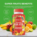 Nature's Core Suplemento de Frutas y Verduras - 360 Cápsulas - 100% Natural, Vegano, Sin Soja