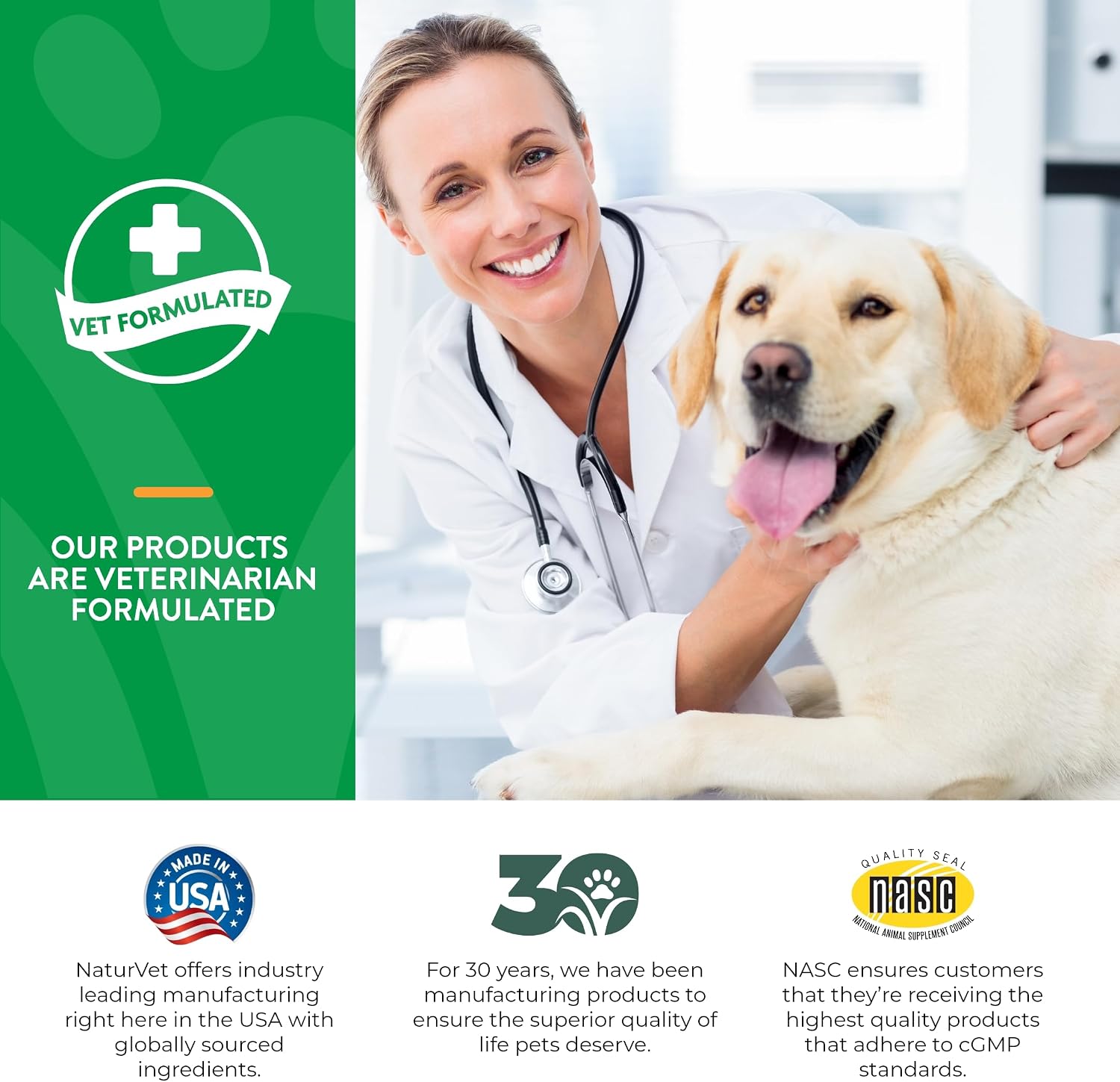 NaturVet Scoopables Probióticos Avanzados para Perros - Probióticos Masticables y Enzimas Digestivas - Sabor a Bacon Ahumado | Bolsa de 312g