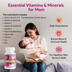 Nutri Supreme Ultimate Prenatal Vitamins, 90 Cápsulas Vegetales - 1.000 mcg de Folato, Multivitamínico de Una Toma Diaria