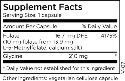 MethylPro L-Methylfolate 10 mg, 30 cápsulas – El folato contribuye a la formación normal de las células sanguíneas. – Image 2