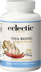 Eclectic Herb Vitabiotic Orgánico - Cápsulas de Apoyo Inmunológico (150 cápsulas, 750 mg)