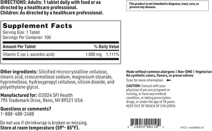 Klaire Labs SFI Health Vitamina C 1000 mg – Absorción de hierro: La vitamina C aumenta la absorción de hierro. – Image 5