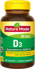 Nature Made D3 2000 UI - 220 Comprimidos