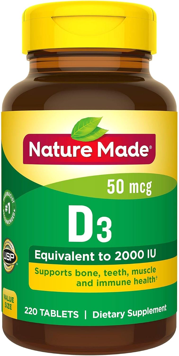 Nature Made D3 2000 UI - 220 Comprimidos