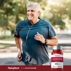 Piping Rock L Glutatión 500 mg, 50 Cápsulas - Forma Reducida, Sin OGM y Sin Gluten