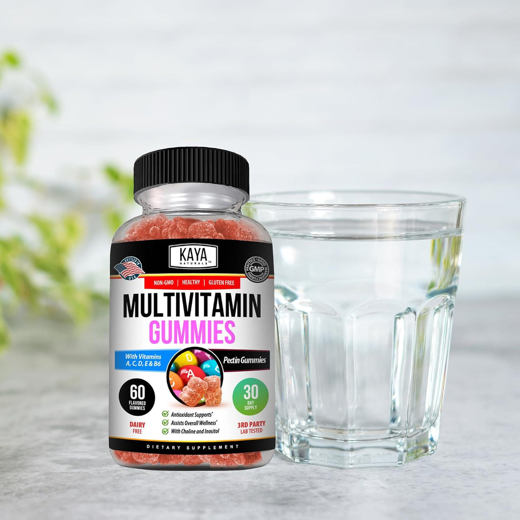Kaya Naturals Adult Multi Vitamin Gummy - 60 Gominolas Multivitamínicas para Adultos