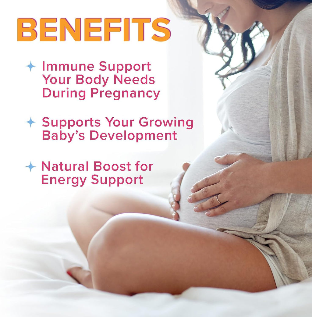 Gominolas de Ácido Fólico para Mujeres - Folato 785 mcg - Vitaminas Prenatales - 60 Gominolas