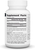Source Naturals DLPA DL-Fenilalanina 750 mg, 60 Comprimidos